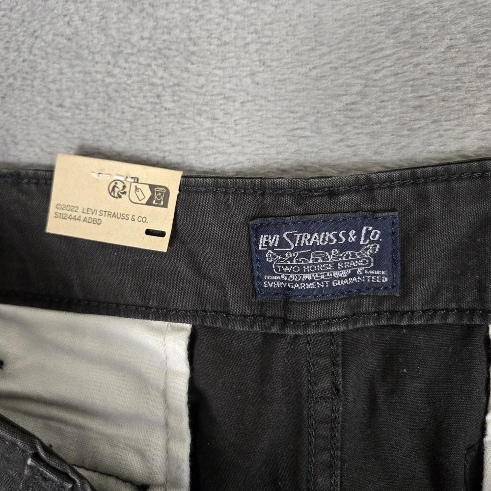 Levi's‎ Cargo Shorts Mens 30 Pockets Black 9